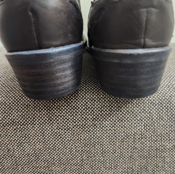 Free People Wing Cap Monterey Western Booties Blue and Brown. Sz 36. - Picture 5 of 8